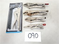 Locking Pliers and Chain Wrench