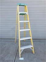 Werner 6' Fiberglass Step Ladder (No Ship)
