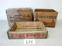 Vintage Wood Crates (No Ship)
