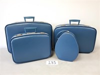 Vintage 4-Piece Luggage Set (No Ship)