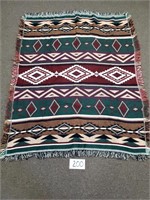 Crown Crafts 100% Cotton Tapestry Throw Blanket