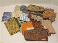 Fabrics-Cotton- Various sizes-Not measured