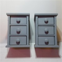 Pine-sm drawer storage -painted- 2 items