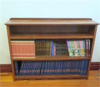 Bookcase - wood - Contents not included-worn