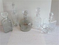 Decanters - glass w/stoppers-5
