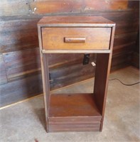 Table w/drawer- Top is damaged- 14x11xH 27"
