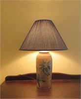 Table Lamp-Stoneware base-3 way- H 25 x 18