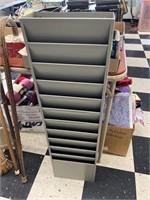 METAL FILE HOLDER 36" TALL / CANNOT BE SHIPPED