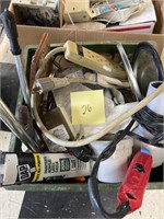 CRATE OF JUNK / TOOLS AND MORE