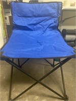 Blue lawn chair, does NOT have arm rest