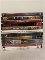 11 different  DVD movies