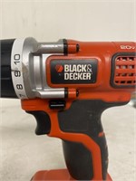 Black & Decker screw driver and has a battery but