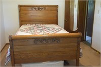 Tiger Oak Bed