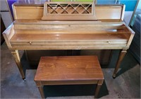 Wurlitzer Upright Piano w/Bench