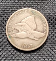 1857 Flying Eagle Penny/Cent-REVISED