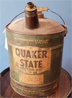 Vintage Quaker State Motor oil Can
