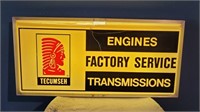 Tecumsen Factory Service Sign