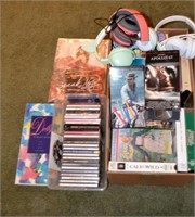 VHS/CDs/Headphones