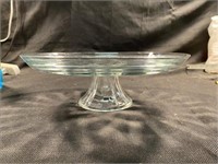 Pedestal Cake Stand 13" Diameter 4" H Great Shape