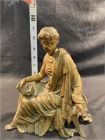 Bronzed Neoclassical Leon Pilet Sculpture Of Greer