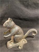 Vintage Squirrel Nutcracker Silver Plated 6.25"