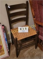 Wood & wicker chair