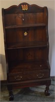 Solid Stained Wooden Bookshelf