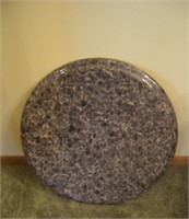 Round Piece of Beveled Edge Marble