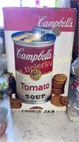 Campbells tomato soup Cookie jar in box