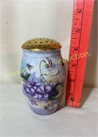 Hand painted violet sugar shaker