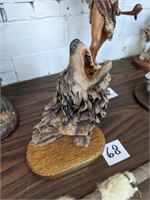 Primal Song Wolf Statue by Randy Reading w/ COA