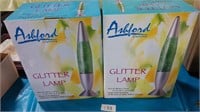 (2) Ashford Glitter Lamps