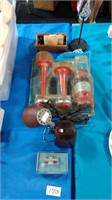 Lamp, Air Horns, Thermometers, Pewter White House,