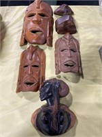 Decorative African Wood Items