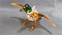 Glass Duck Ornament