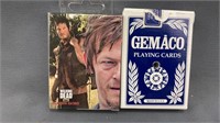 2 Playing Cards Sets The Walking Dead And Gemaco