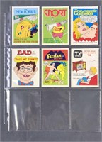 Vintage Fleer Crazy Covers Stickers / Cards