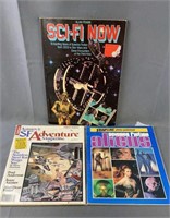 3 Vintage Sci-fi Magazines