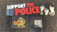 Stickers Lot - Et, Support The Police & 1 More