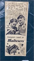 Maltesers Candy Matted Advertisement