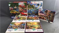 7 Puzzles 1000pc Assorted Brands