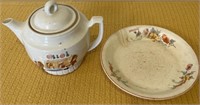 Teapot & Plate