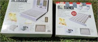 d2) Still egg incubator and egg turner. 
Has not