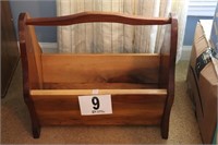 Solid Wood Magazine Holder (18" Tall) (R1)