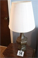 Vintage 31" Tall Lamp with Shade (R1)