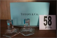 Pair of Tiffany & Co. Candle Stick Holders (New)