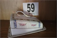 Vintage Hand Painted Nippon Cheese/Butter Dish