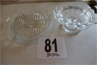 Sectioned Glass Serving Dish & Compote (R1)