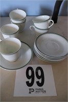 Approximately (12) Piece Cup & Saucer Set (R1)