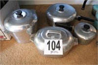 Vintage Magnalite Cookware with Lids (R1)
